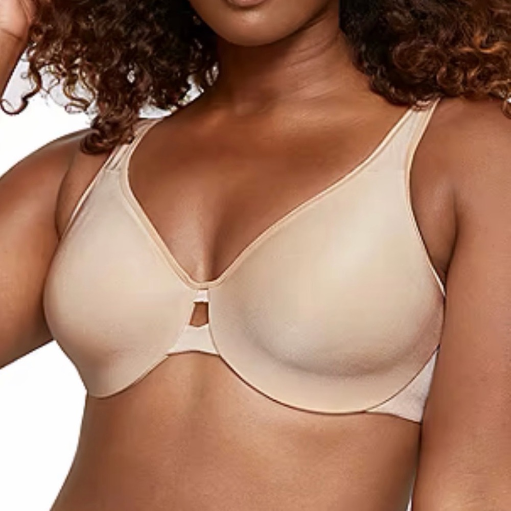 Lilyette by Bali Minimizer‎ Dream Keyhole Underwire Bra
0904 Sz 42D Nude NWT